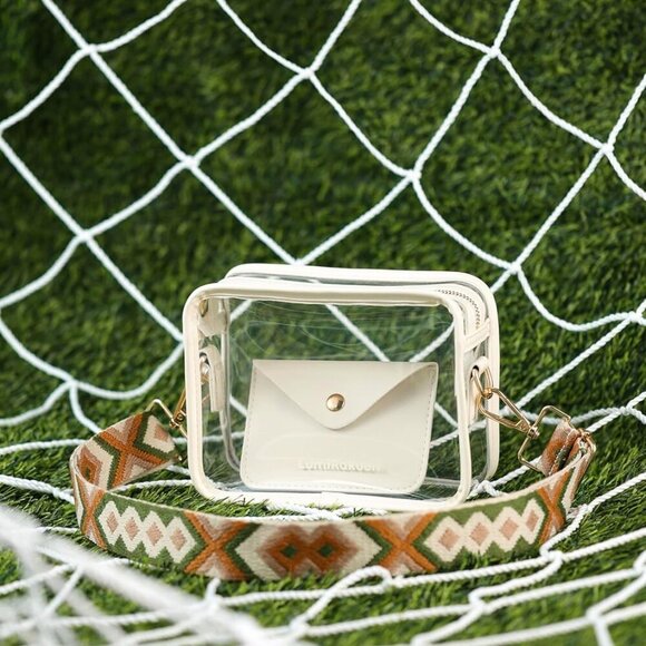 Versatile Clear Stadium Purse with Compact Wallet - Perfect for Events & Gifting - Picture 6 of 6